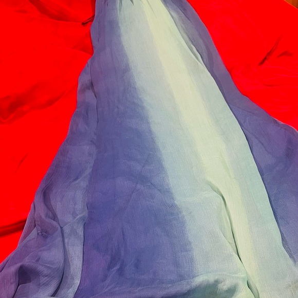 H&M blue and turquoise maxi dress - Picture 3 of 4